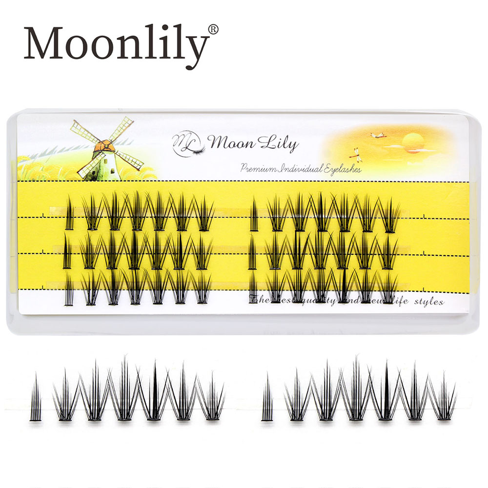Eyelash Extension Russian - Custom Logo 3D Fluffy Natural Segmented