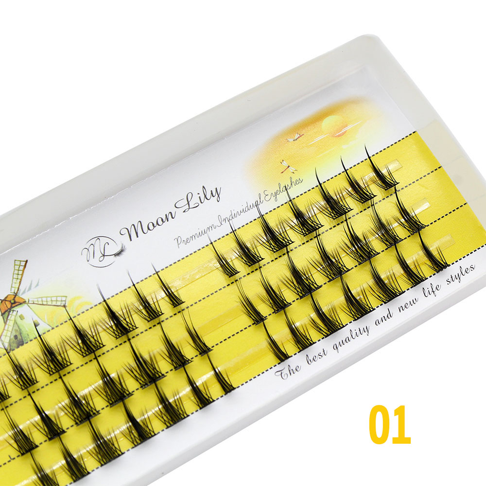 Custom Logo 3D Fluffy Natural  - Eyelash Extension Russian review and price