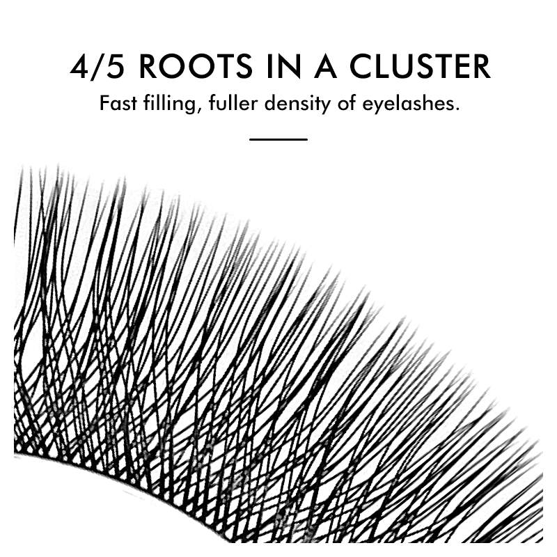 3D 4D 5D 6D W Shaped Clover Ey - Eyelash Extension Russian review and price